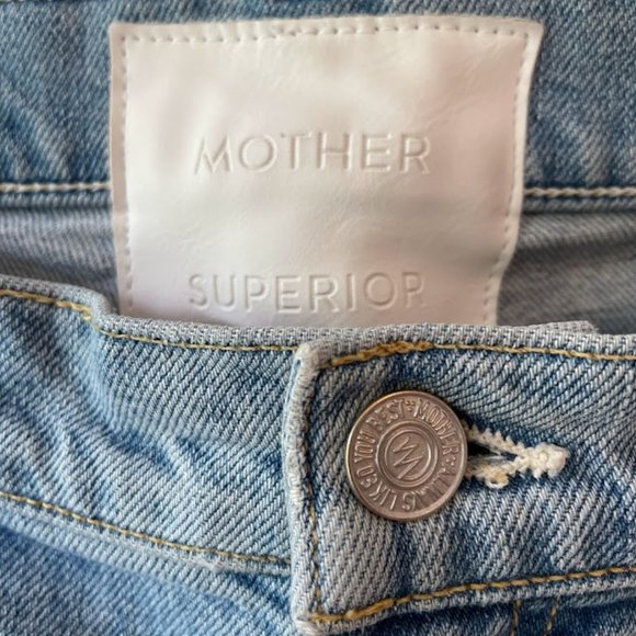 MOTHER Superior The Flirt Ankle Fray Jeans in "Thanks for Nothin" Wash size 31 - Picture 10 of 15